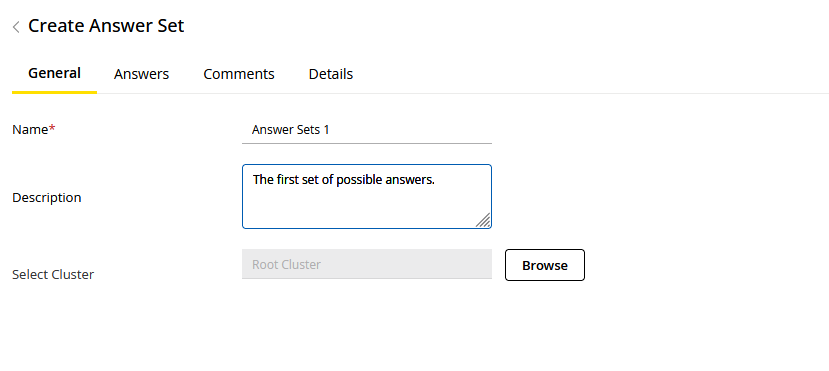 Create_Answer_Set create_answerset