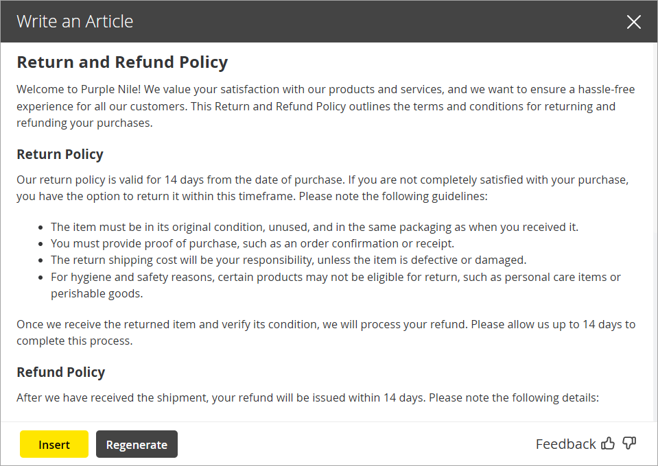Generated content using prompts Generated content using prompts