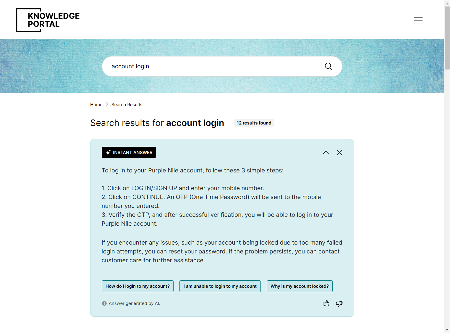 Generated Instant Answer Generated Instant Answer