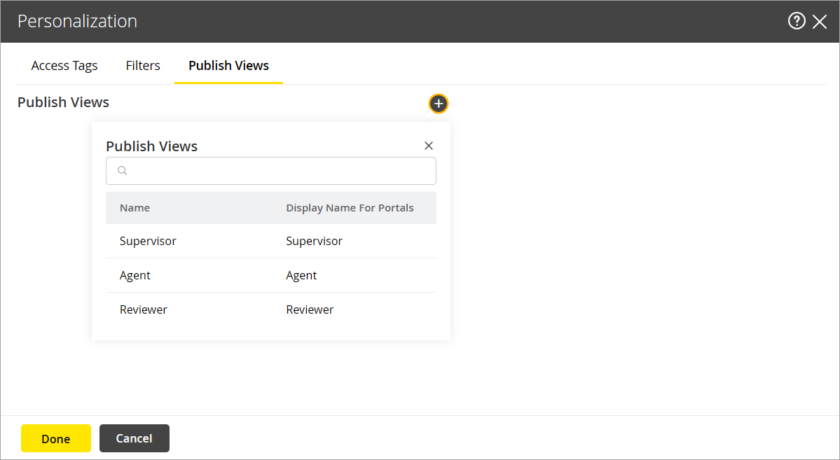 Add Publish Views add publish views