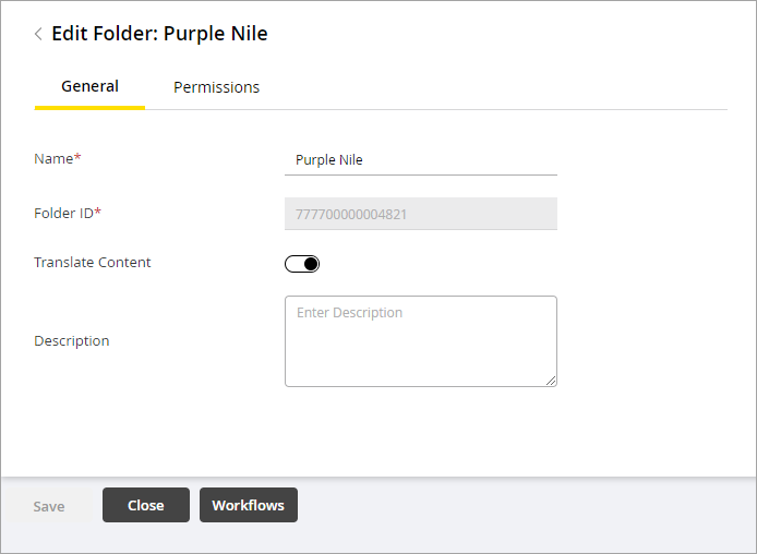 Configure workflows for knowledge folders