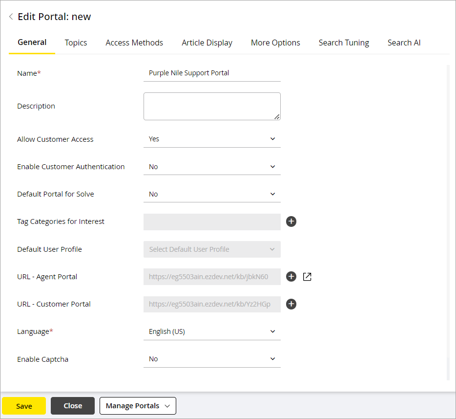 Creating a Portal portal_create