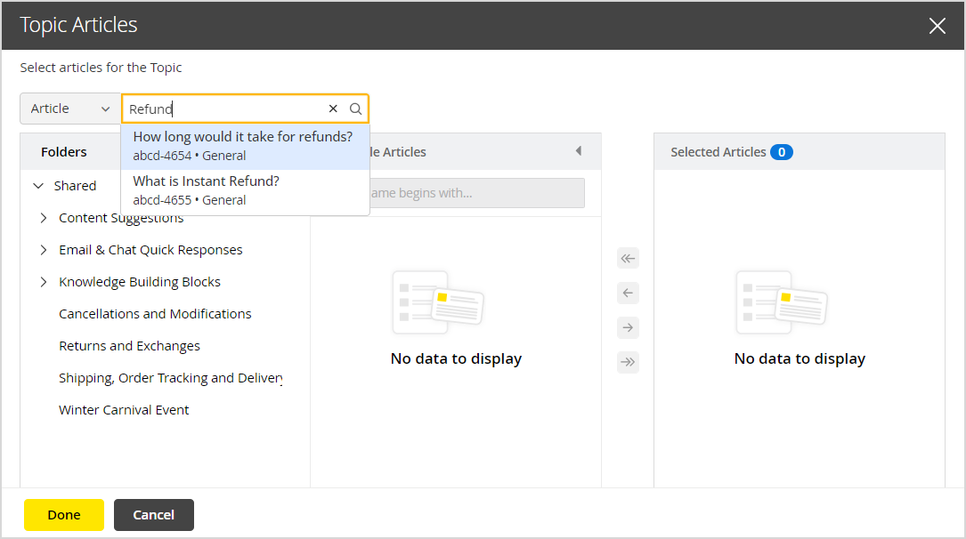 Select articles for the topic Select articles for the topic